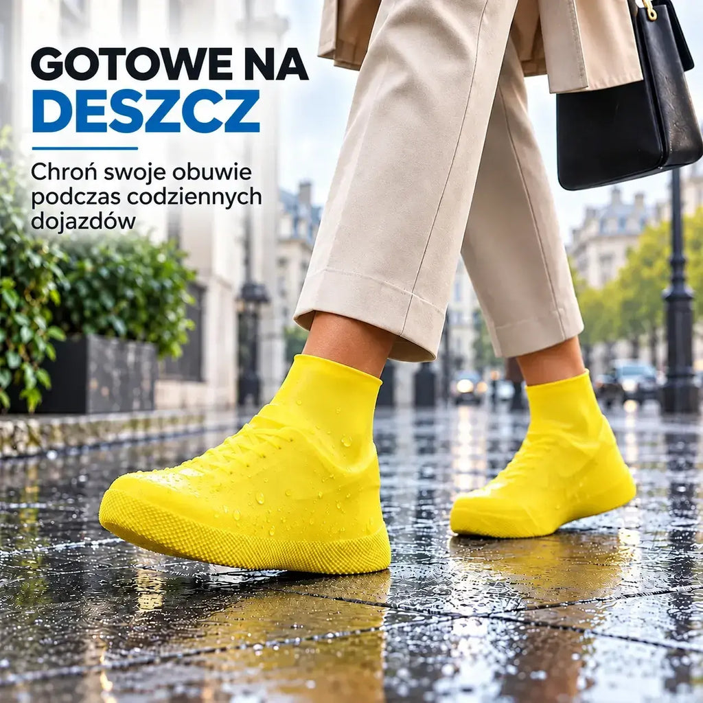 🥾💦Odporne gumowe ochraniacze na buty | Ochrona przed wodą i błotem