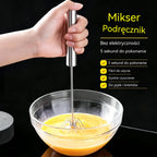 🥚 Kup 1 + 1 GRATIS! Stalowa trzepaczka półautomatyczna – szybkie mieszanie, mniej wysiłku, bez baterii