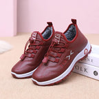 👢✨Para butów kosztuje 129 zł【35-41】Nowe damskie buty do chodzenia na jesień i zimę, wykonane z prawdziwej skóry i ręcznie robione z bawełnianą podszewką polarową.