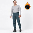 【M-6XL】Męskie spodnie outdoorowe softshell – ocieplane, szybkoschnące, elastyczne, wiatro- i wodoodporne, oddychające