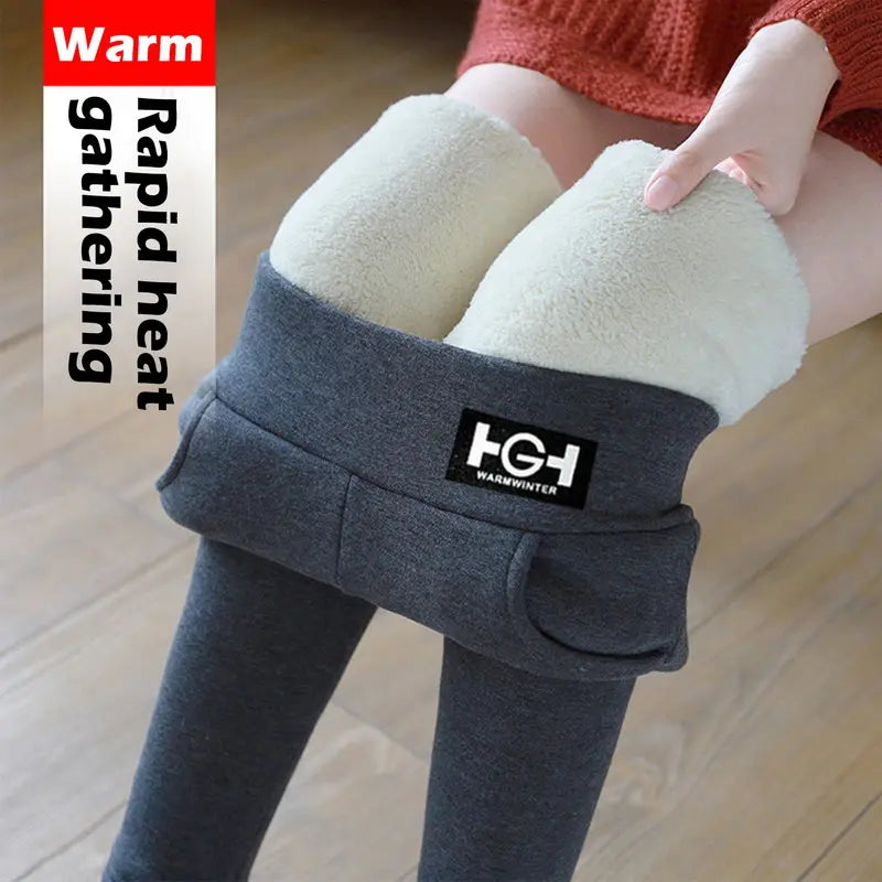 🔥🔥50% OFF【M-3XL】Wełna owcza plus aksamitna pogrubiona odzież wierzchnia, austriackie aksamitne legginsy jesienne i zimowe