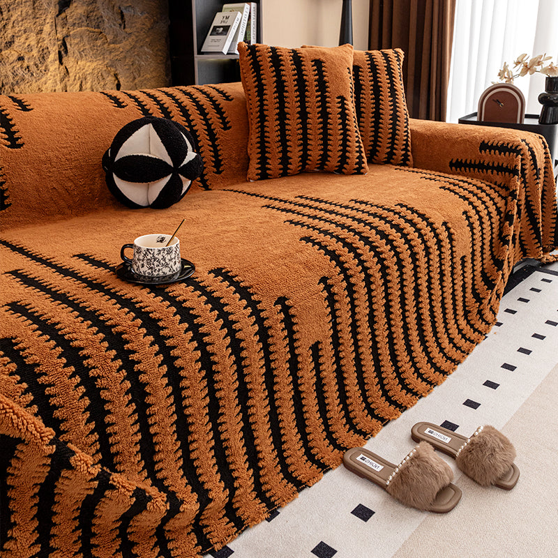 🛋️Oferta specjalna: 🎉Miękkie i antypoślizgowe pluszowe pokrowce na sofę【180*130cm】