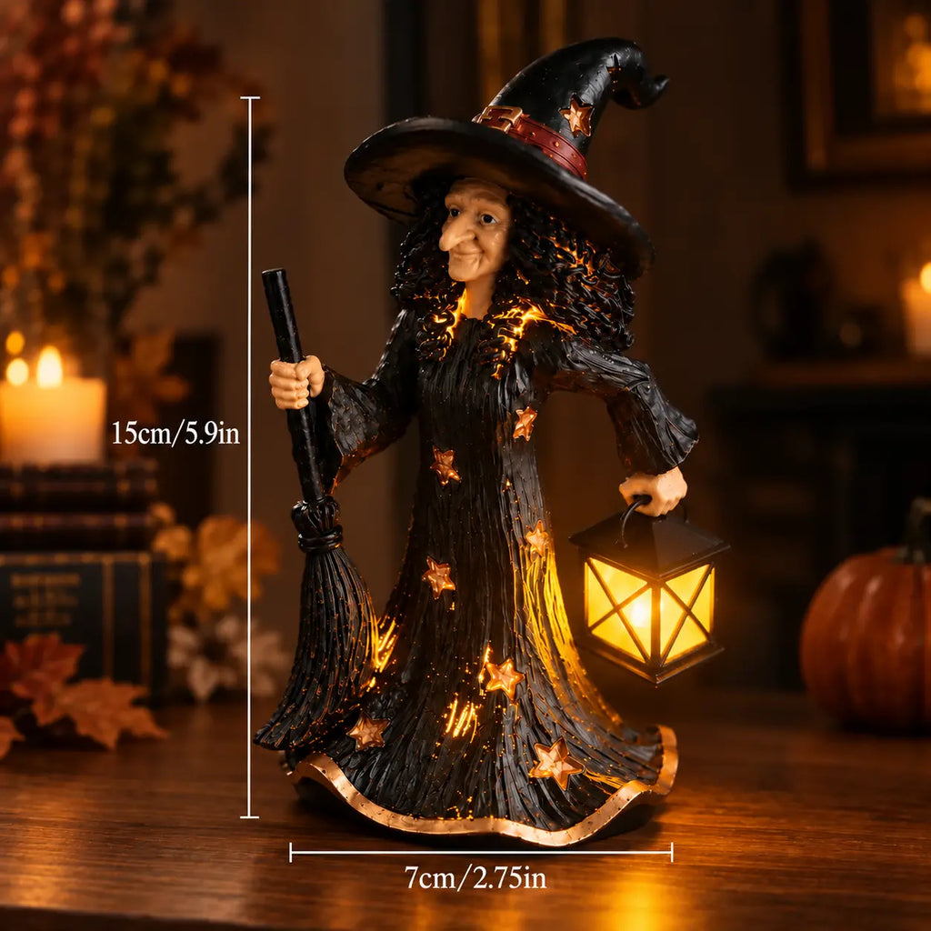 🧙✨Ozdobna lampka nocna „Gwiezdna Wiedźma”