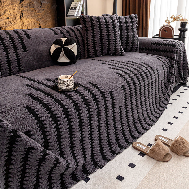 🛋️Oferta specjalna: 🎉Miękkie i antypoślizgowe pluszowe pokrowce na sofę【180*130cm】