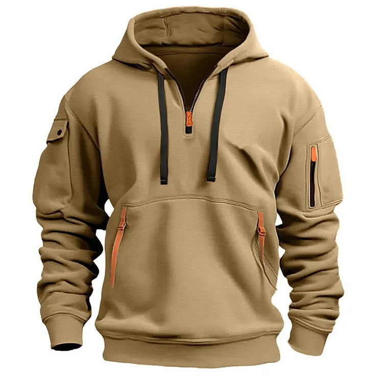 💥🧥【S-5XL】Męska sportowa bluza z kapturem zapinana na zamek i wiele kieszeni