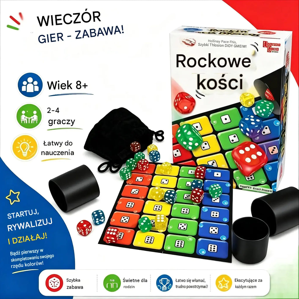 🎲👨‍👩‍👧‍👦Popularna gra planszowa w kości Ligreto