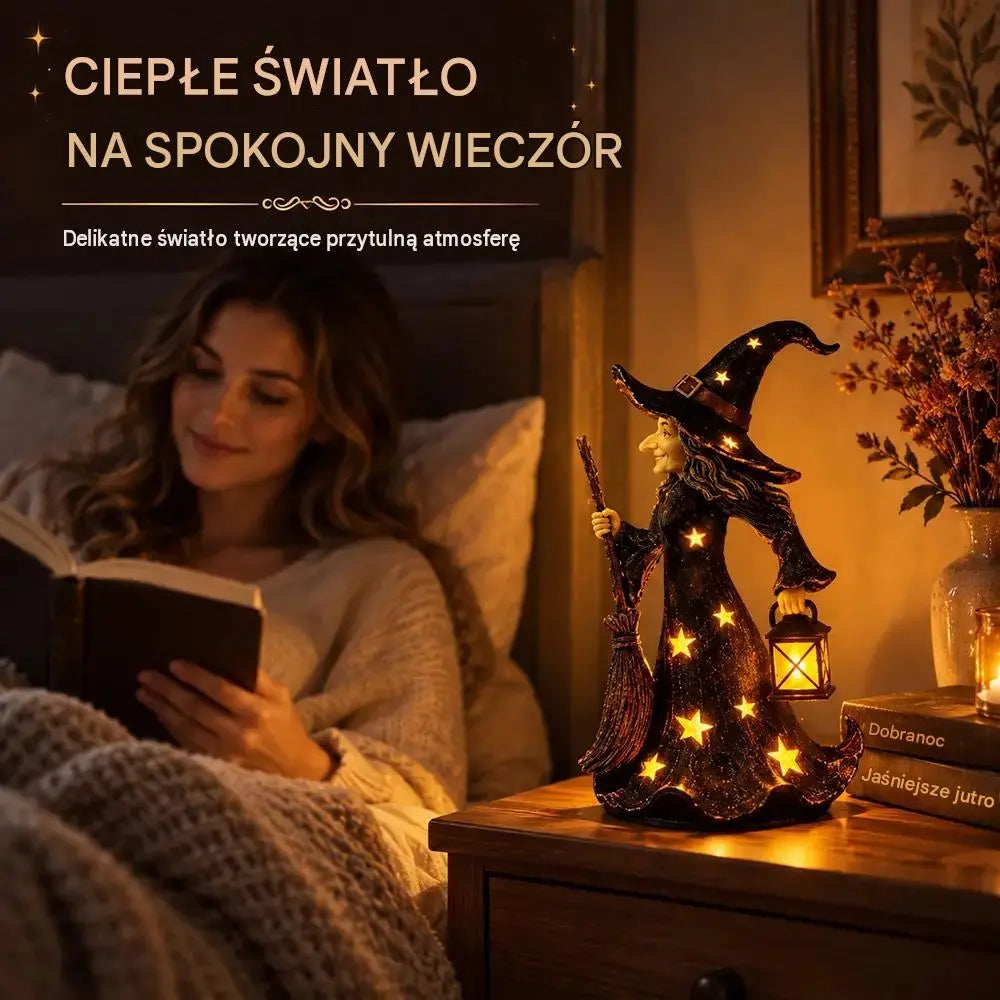 🧙✨Ozdobna lampka nocna „Gwiezdna Wiedźma”