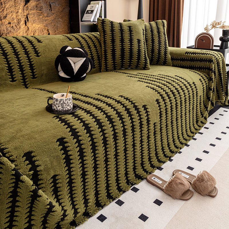 🛋️Oferta specjalna: 🎉Miękkie i antypoślizgowe pluszowe pokrowce na sofę【180*130cm】