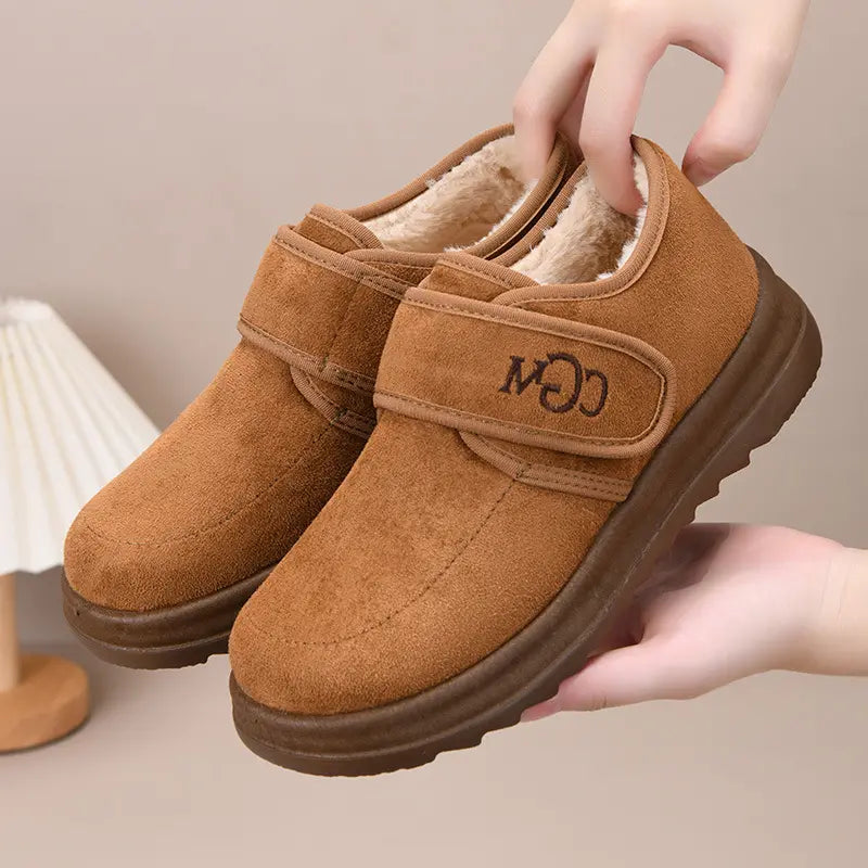 🏆😍30% zniżki!🔥【36-41】Modne, zimowe, krótkie buty w nowym stylu dla kobiet z pluszowymi śniegowcami