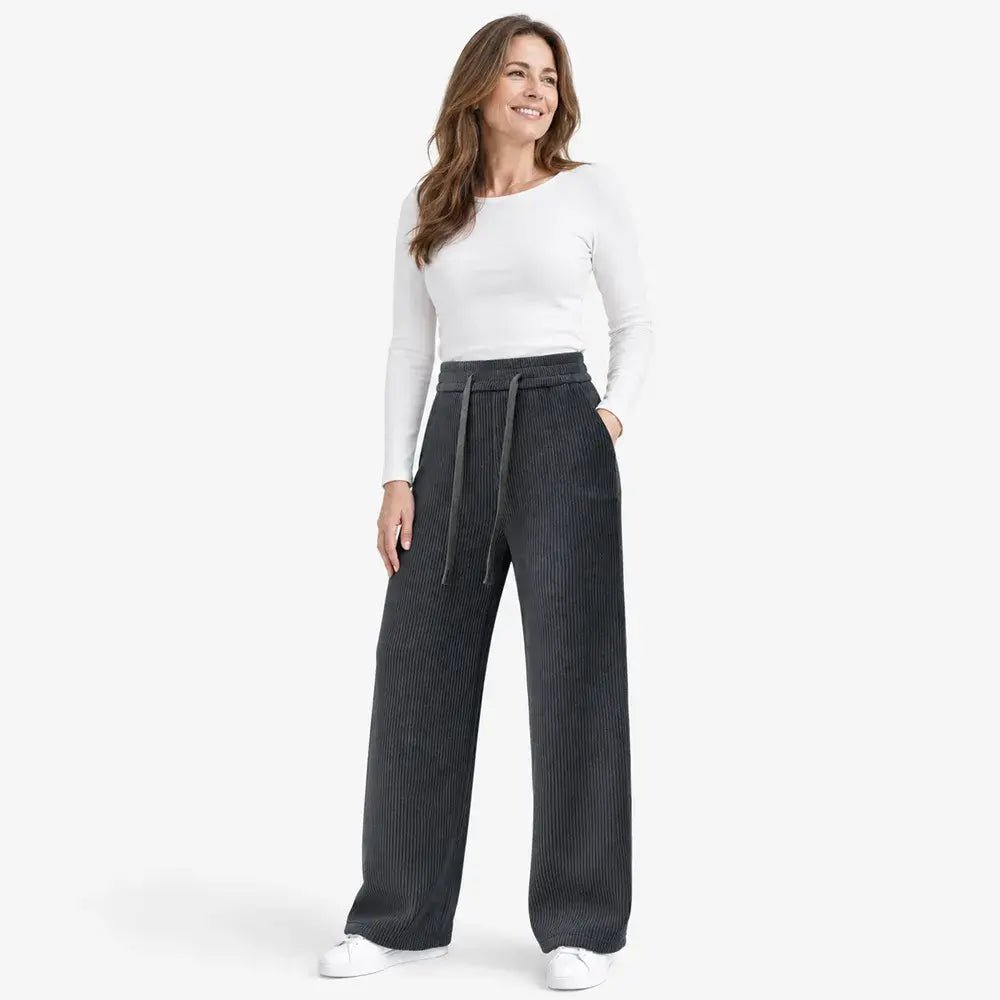 👖 Spodnie w paski o prostym kroju | Wyszczuplające i wygodne