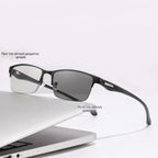 👓 Nowe okulary do czytania bez oprawek dla osób w średnim i starszym wieku – z funkcją zoomu, soczewkami wieloogniskowymi i fotochromowymi oraz ochroną przed światłem niebieskim.