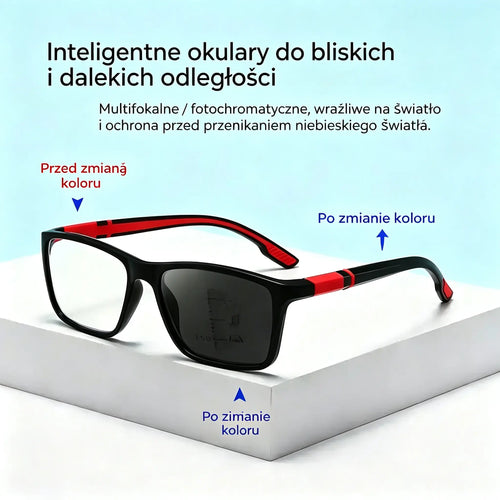 Noi ochelari sportivi multifocali eleganți pentru citit: antialunecare, fotochromatici, ochelari cu dublă utilizare