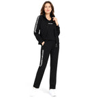 【M–6XL】🌸 Elegancja i pełen komfort! Stylowy 3-częściowy damski komplet sportowy (kurtka na zamek + koszulka + spodnie) ✨