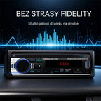 🎵Radio samochodowe Bluetooth, system audio Supersonic - ciesz się bezprzewodowym dźwiękiem wysokiej jakości podczas każdej jazdy.