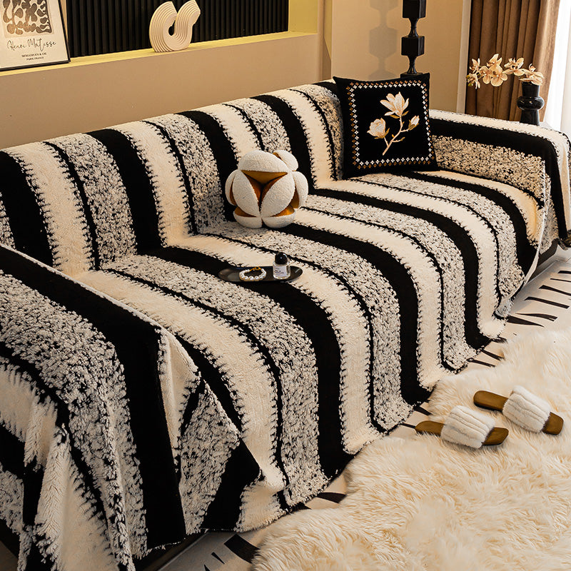 🛋️Oferta specjalna: 🎉Miękkie i antypoślizgowe pluszowe pokrowce na sofę【180*130cm】