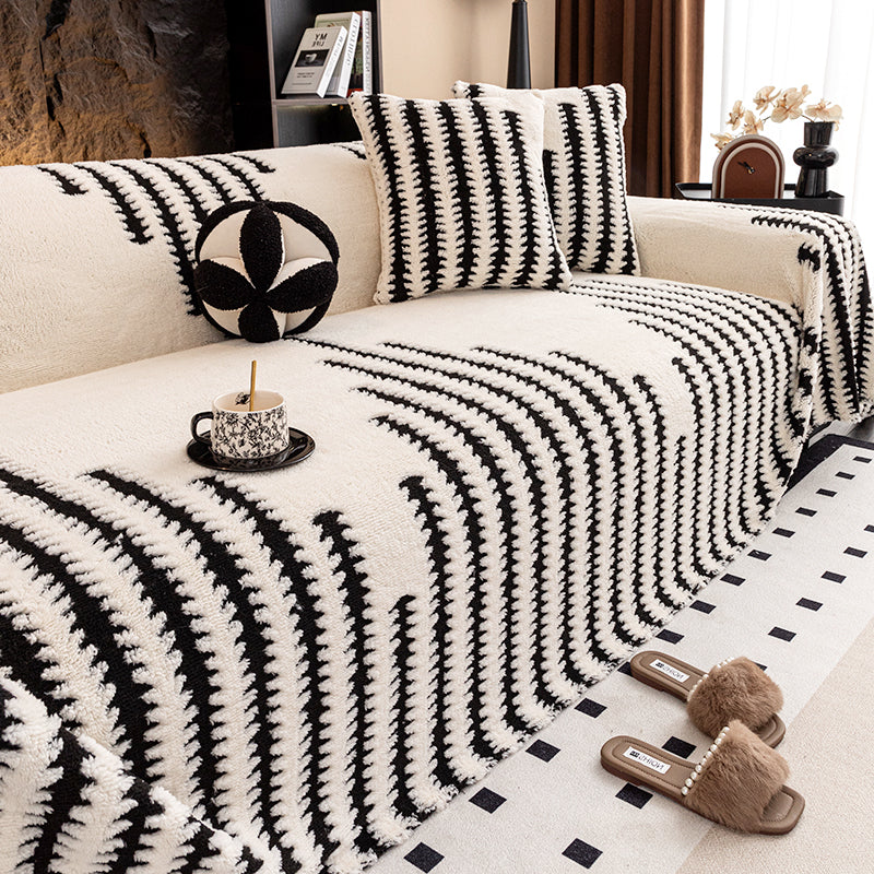 🛋️Oferta specjalna: 🎉Miękkie i antypoślizgowe pluszowe pokrowce na sofę【180*130cm】