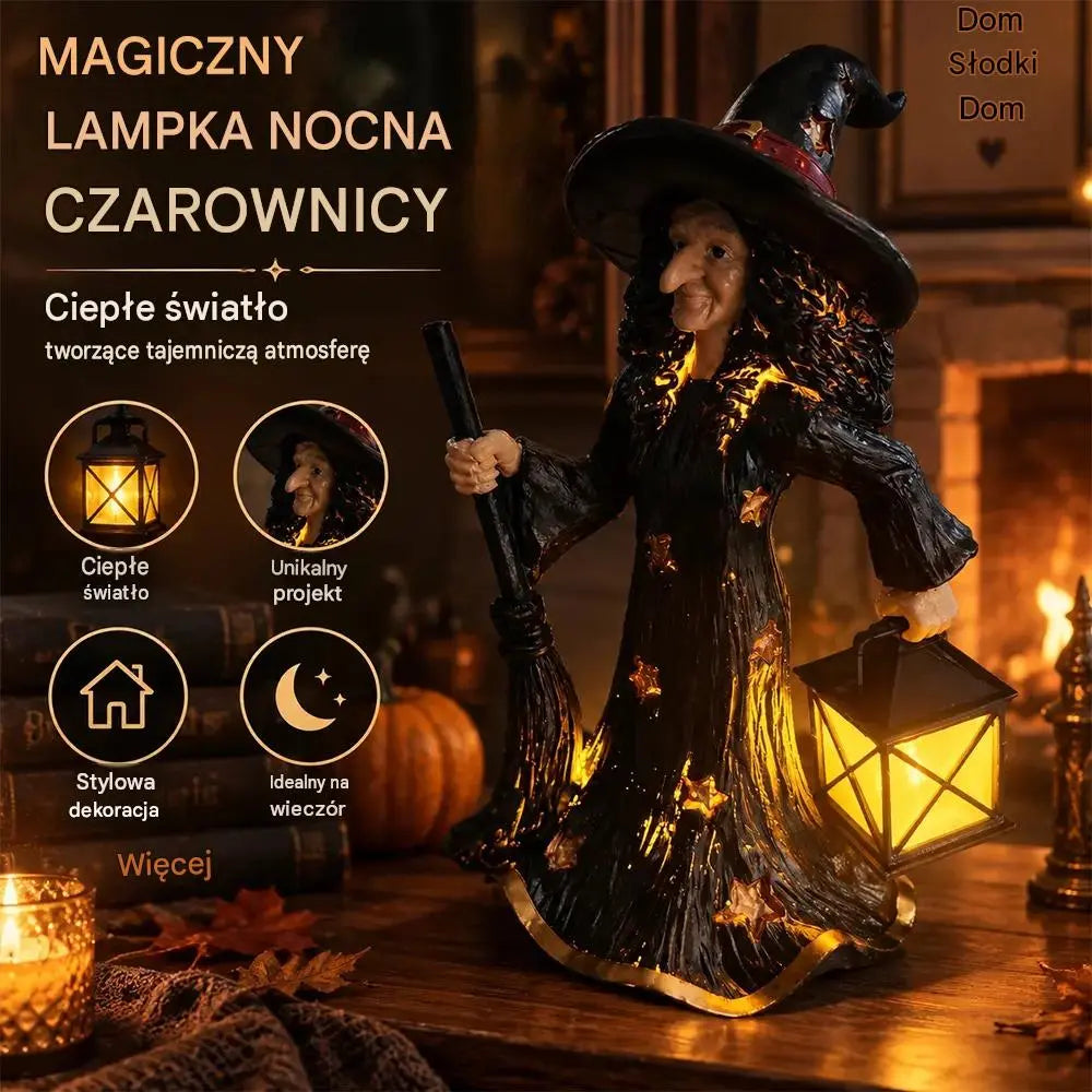 🧙✨Ozdobna lampka nocna „Gwiezdna Wiedźma”