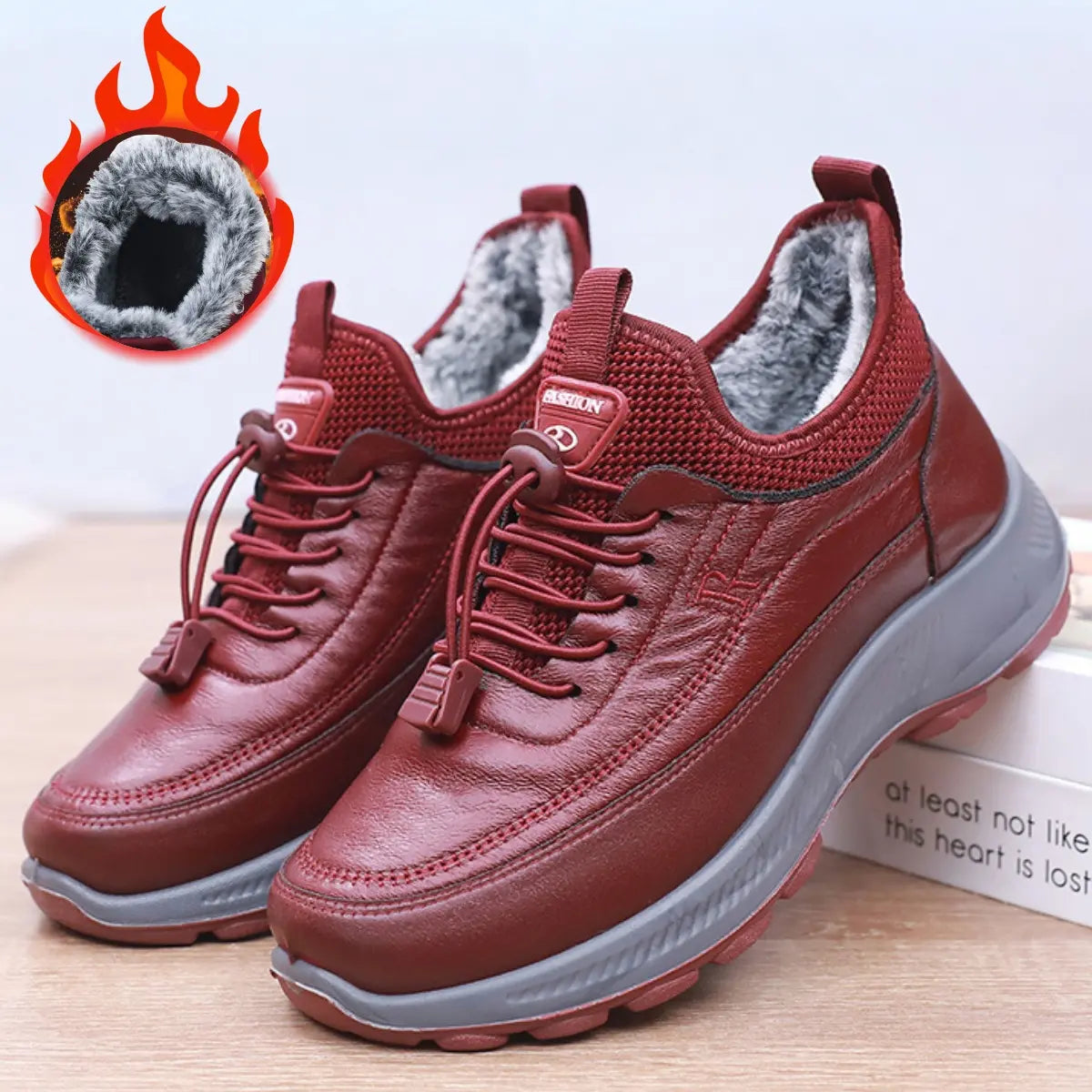 Stylowe damskie zimowe trampki, ciepłe i wygodne【35-41】