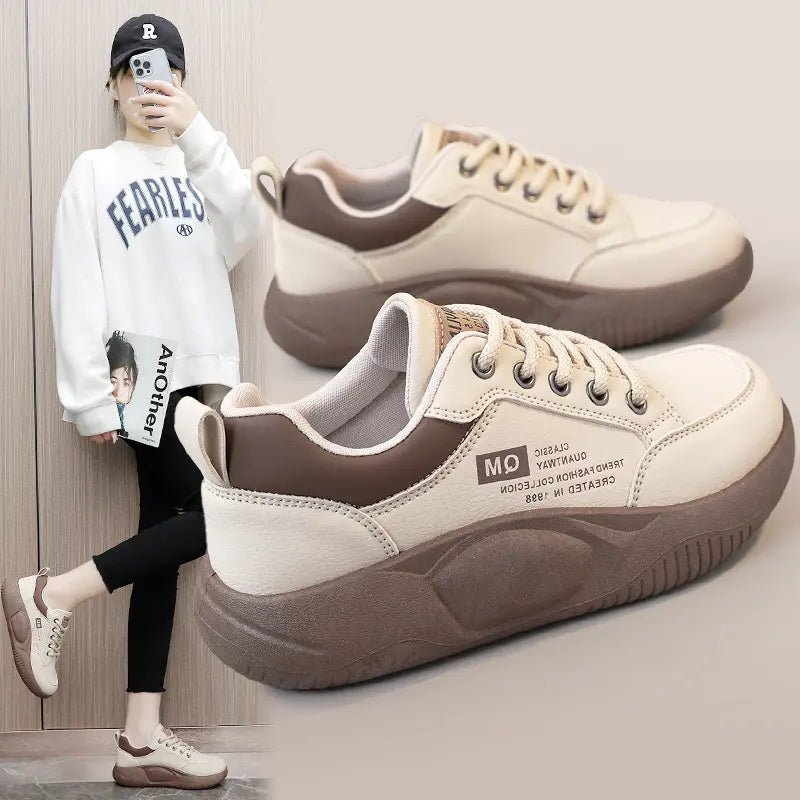 🏆50% zniżki👟【Rozmiary 35-40】Sneakersy na platformie w nowoczesnym stylu casual